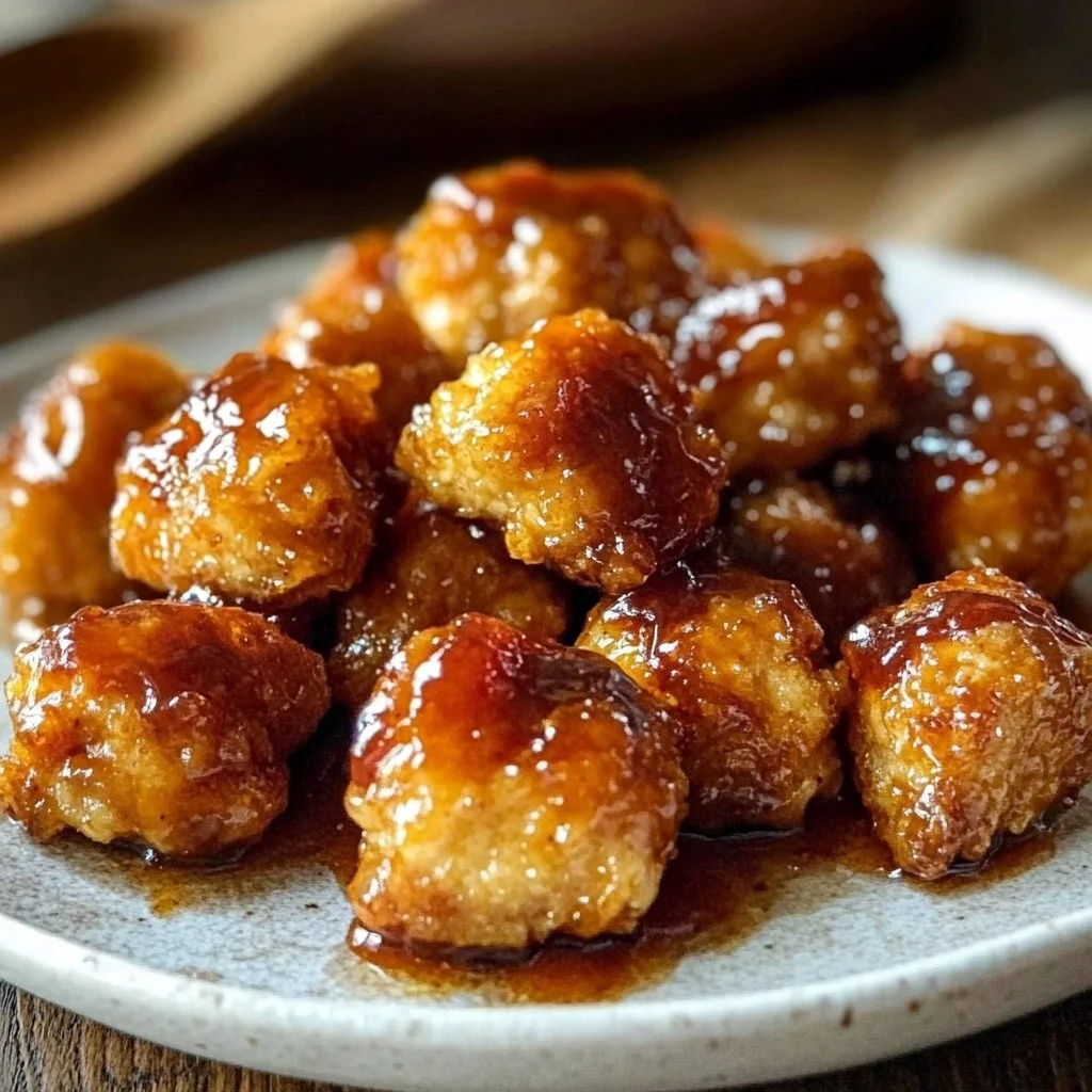 Air Fryer Honey BBQ Chicken Bites