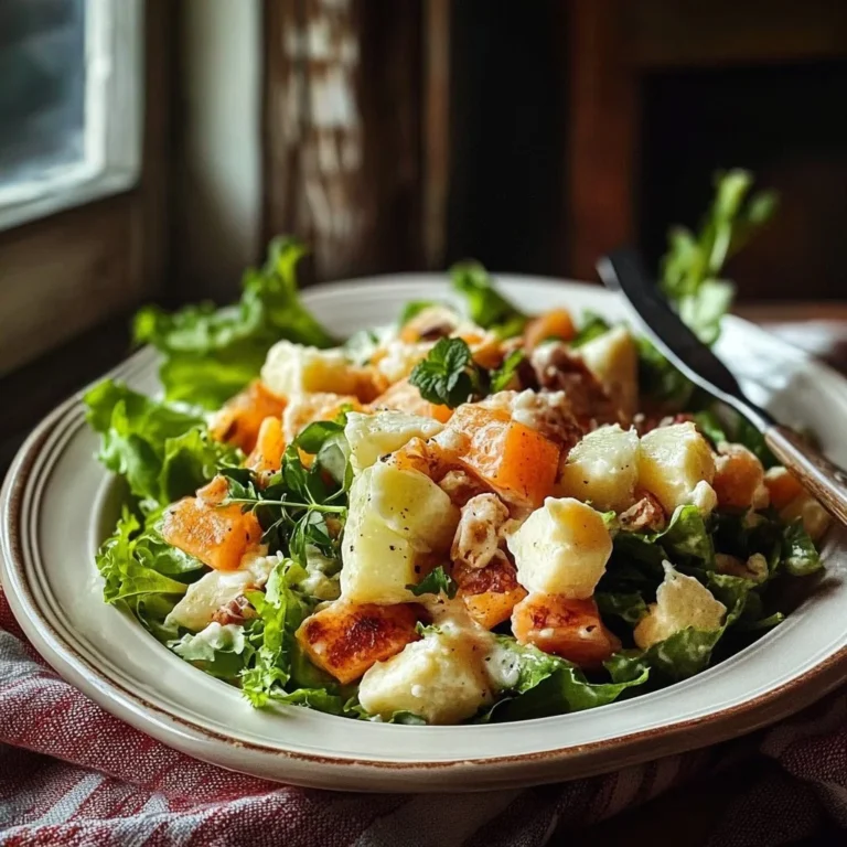 Cape Cod Salad 4 Delicious Cape Cod Salad with cranberries and nuts on a plate