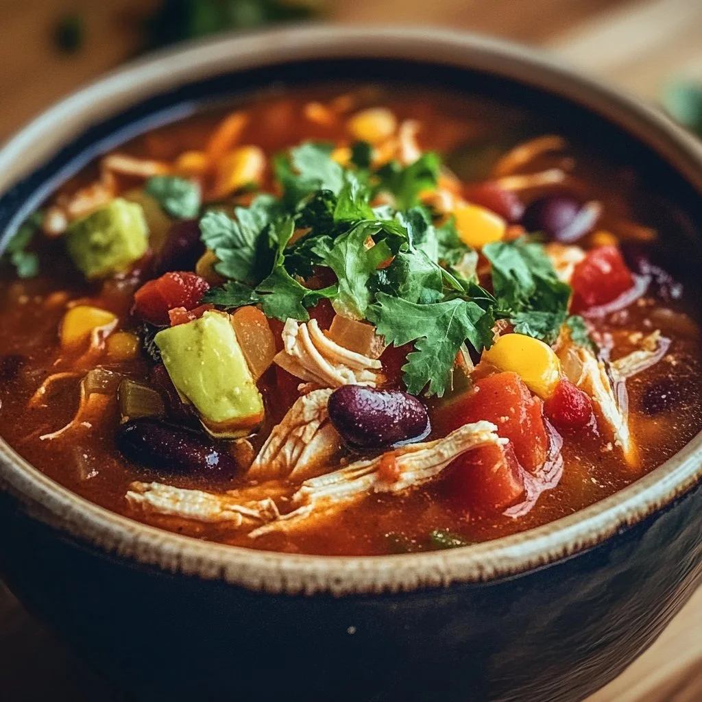 Crockpot Chicken Tortilla Soup 6 Crockpot Chicken Tortilla Soup