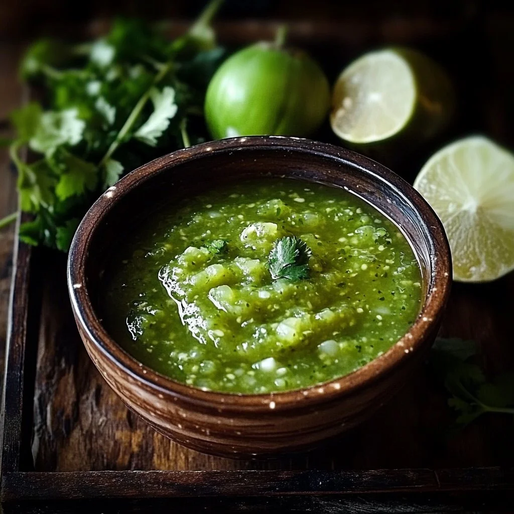 Fresh tomatillo salsa verde recipe for flavorful green sauce