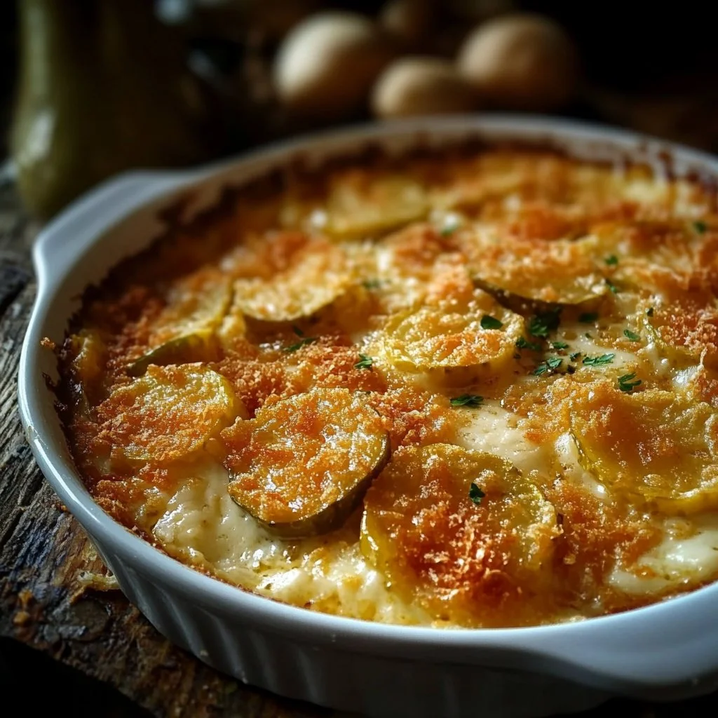 Hot And Cheesy Fried Pickle Dip