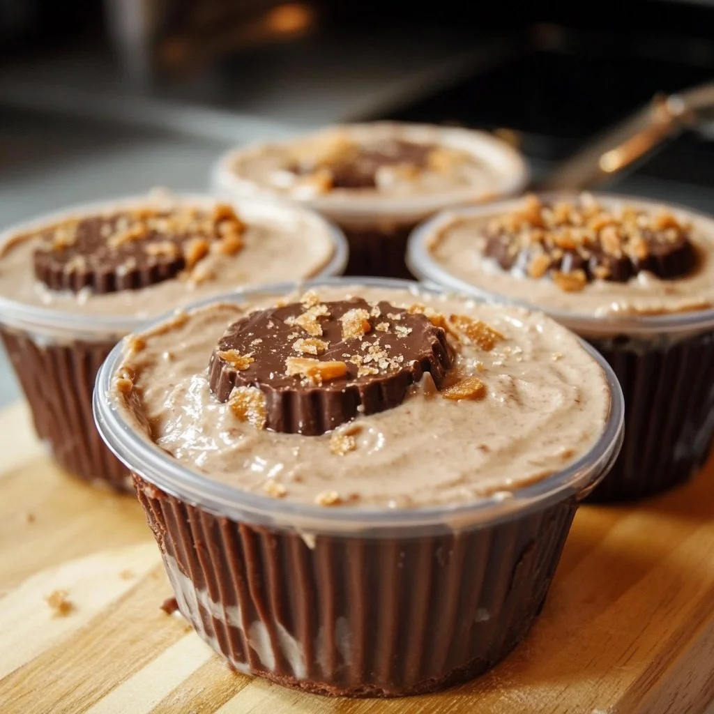 Ninja Creami Sonic Blast featuring Reese's Cup for a sweet dessert experience