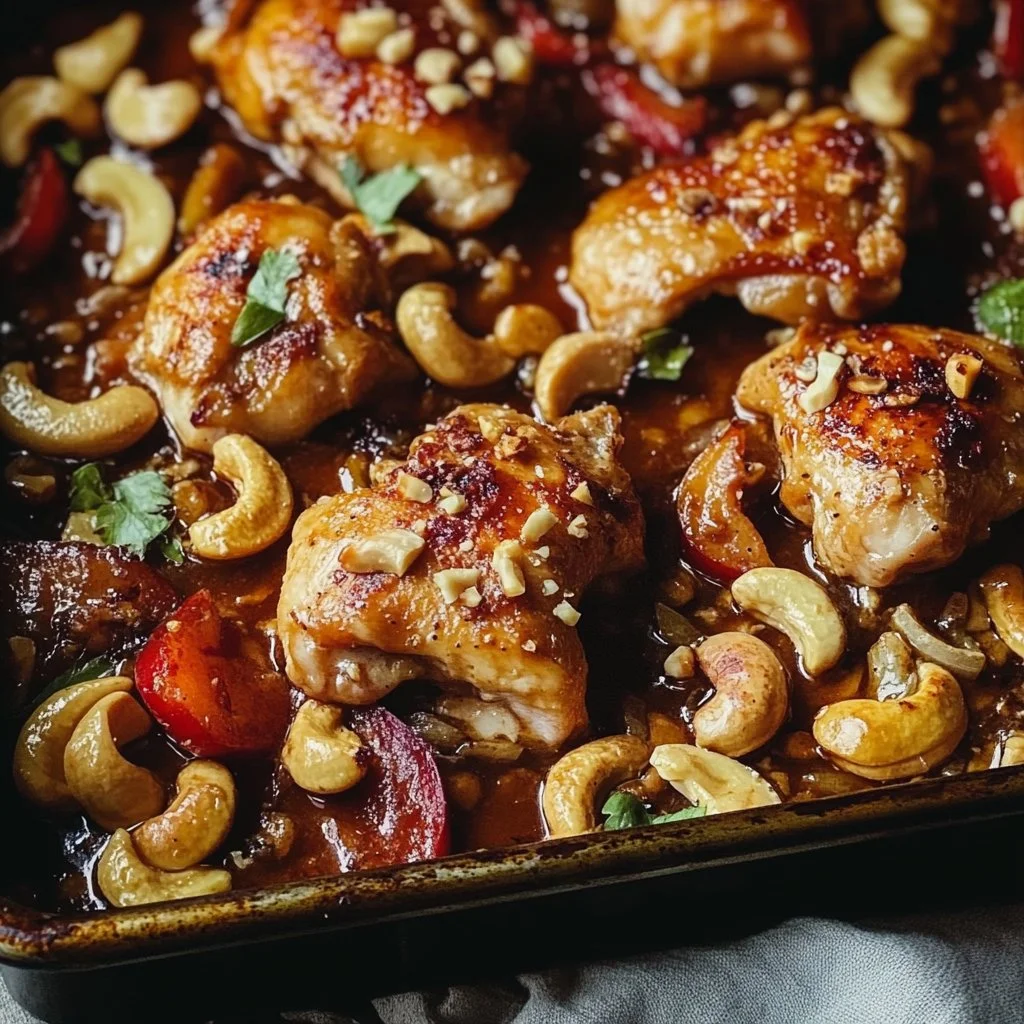Sheet Pan Cashew Chicken 6 Sheet Pan Cashew Chicken
