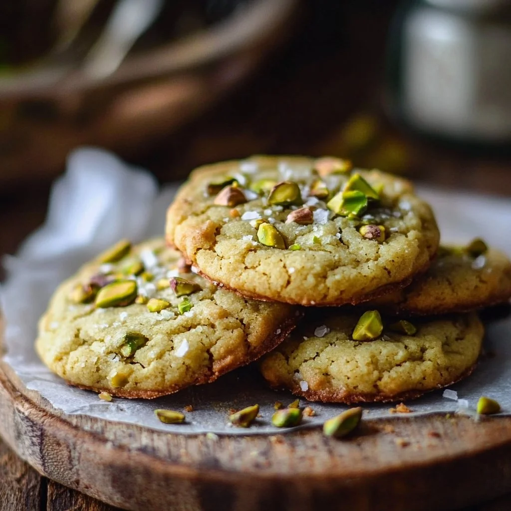 Soft & Chewy Pistachio Cookies